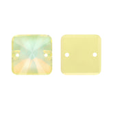 Jonquil AM Rivoli Square Shape High Quality Glass Sew-on Rhinestones WholesaleRhinestone